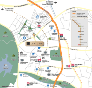 lentoria location map