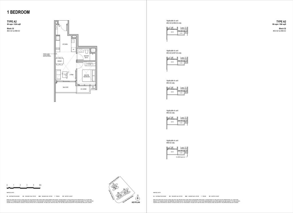 lentoria condo 1 bedroom floorplan