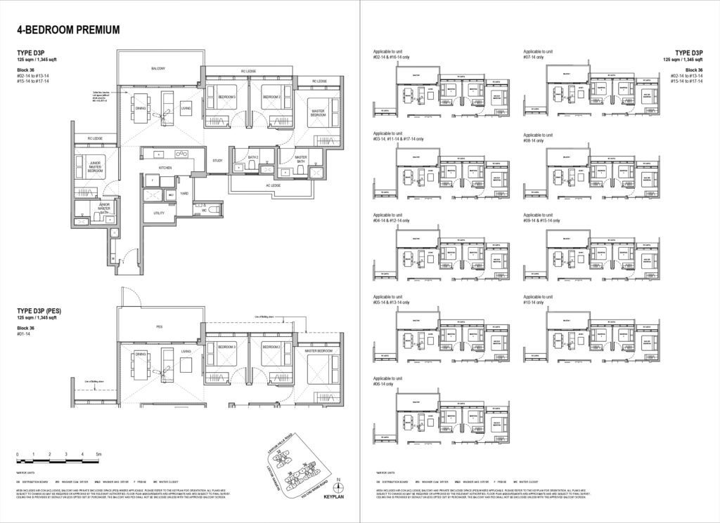 lentoria condo 4 bedroom premium floorplan